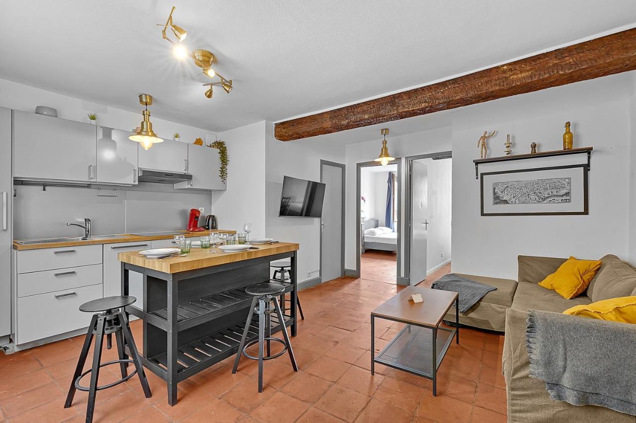 Le Regans - Charmant Appartement En Tomette 圖盧茲 外观 照片