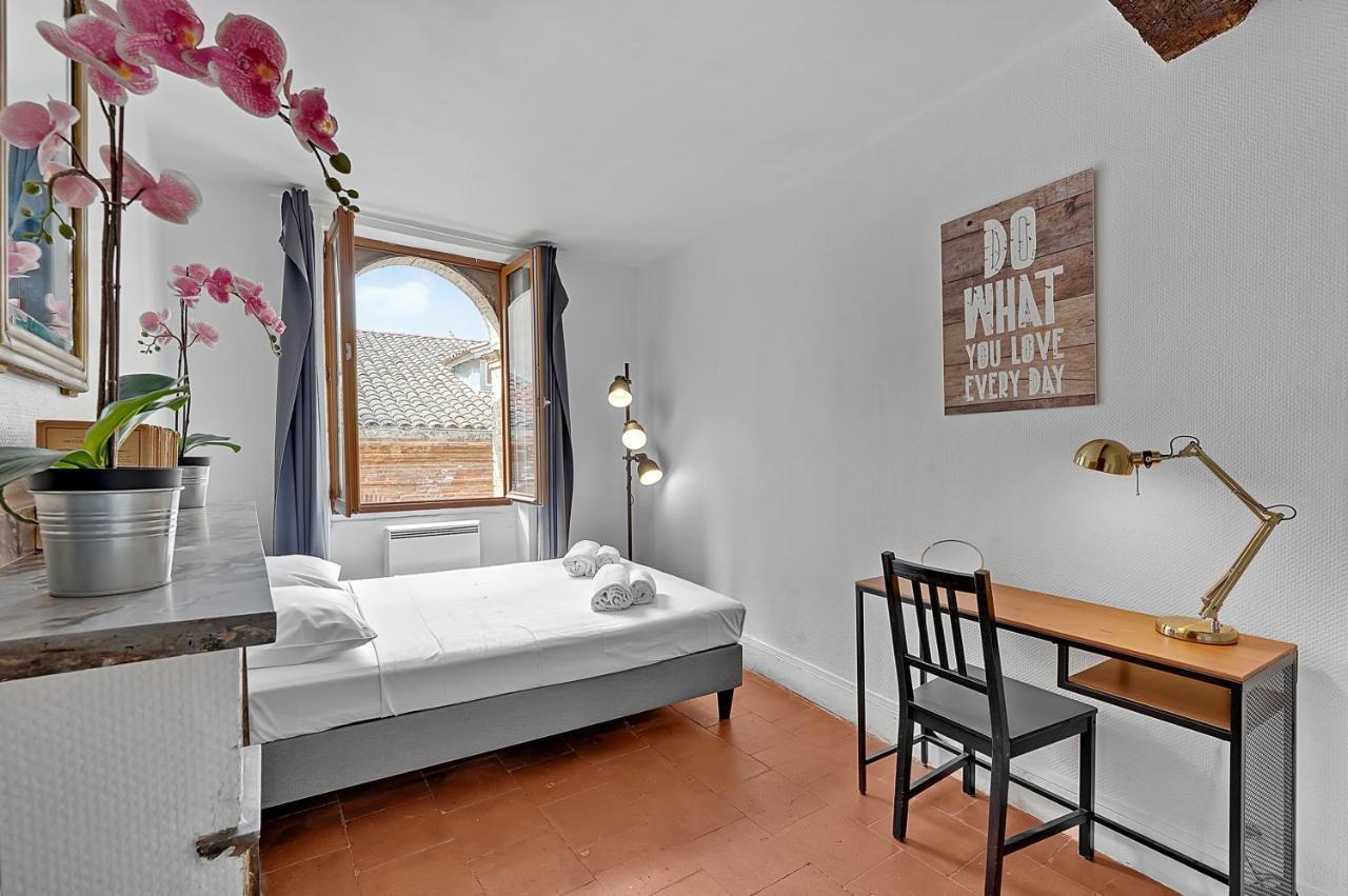 Le Regans - Charmant Appartement En Tomette 圖盧茲 外观 照片